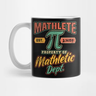 Mathlete Mathletic Department Math PI Mug